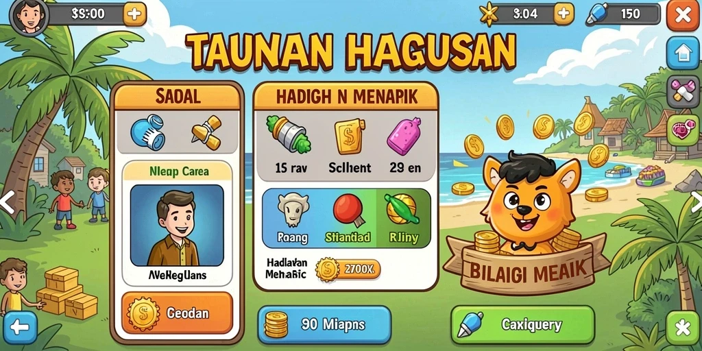 Gambar menunjukkan karakter utama dalam aksi mendebarkan.