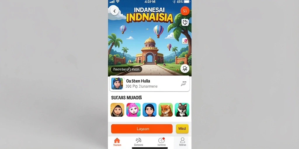 Tampilan antarmuka yang intuitif dan menarik.