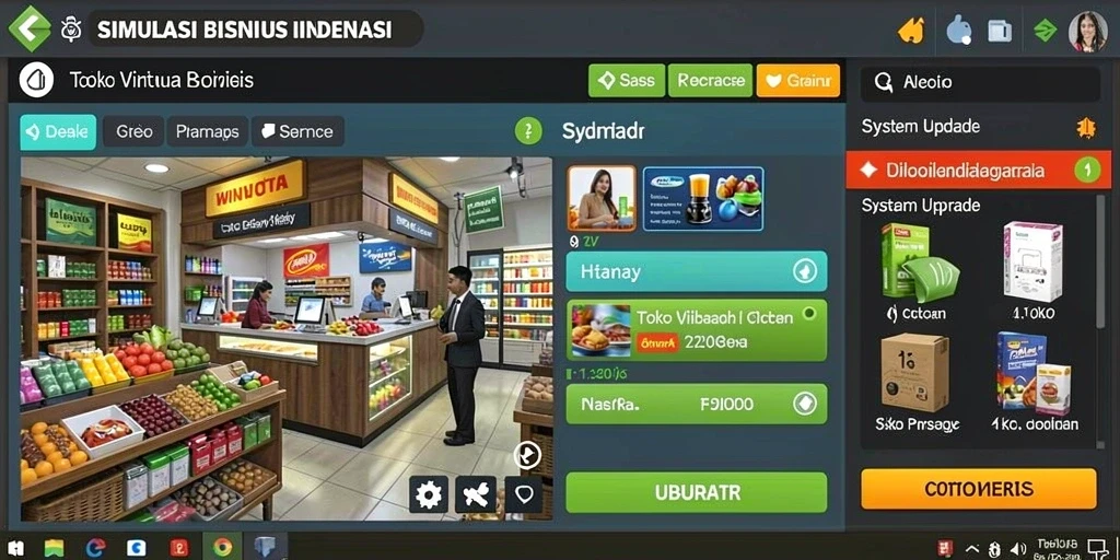 Tampilan antarmuka yang modern dan user-friendly.
