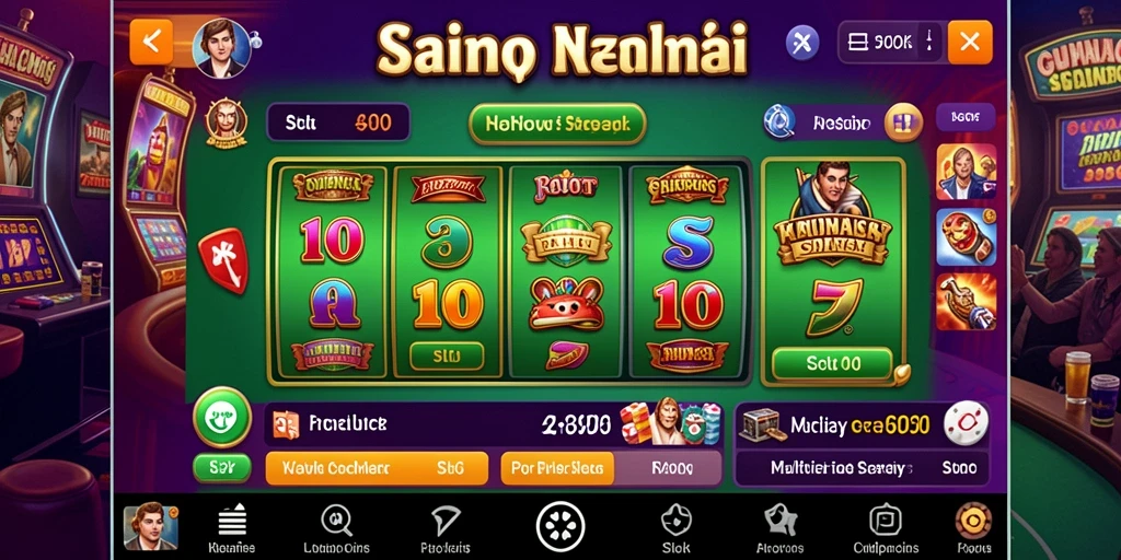 Screenshot menunjukkan antarmuka utama yang menarik.