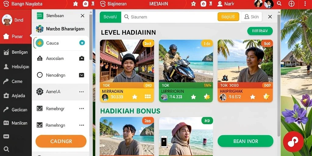 Tangkapan layar menunjukkan karakter utama dalam aksi.