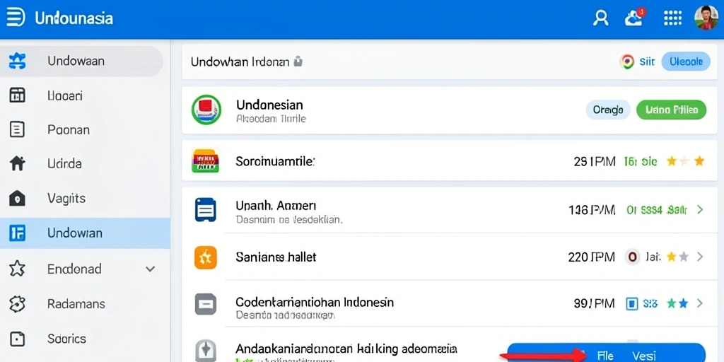 Tampilan antarmuka aplikasi yang menarik dan mudah digunakan.