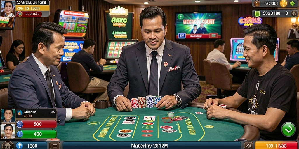 Tampilan awal game dengan karakter utama yang siap beraksi.