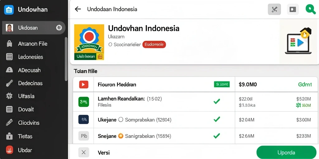 Tampilan antarmuka yang user-friendly.